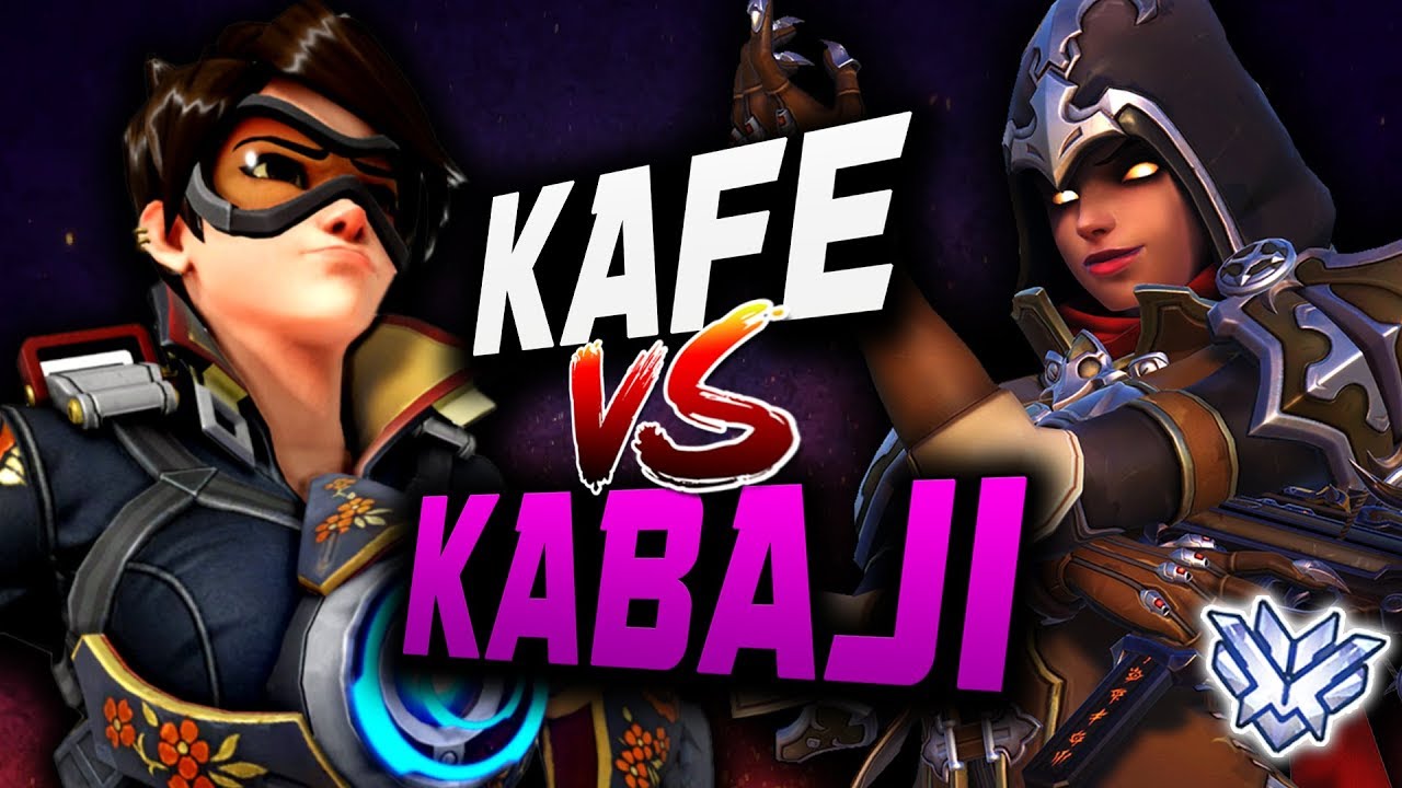 KAFEEE Insane Sombra VS Kabaji Tracer! Who's Best?! [ OVERWATCH SEASON 12 TOP 500 ]