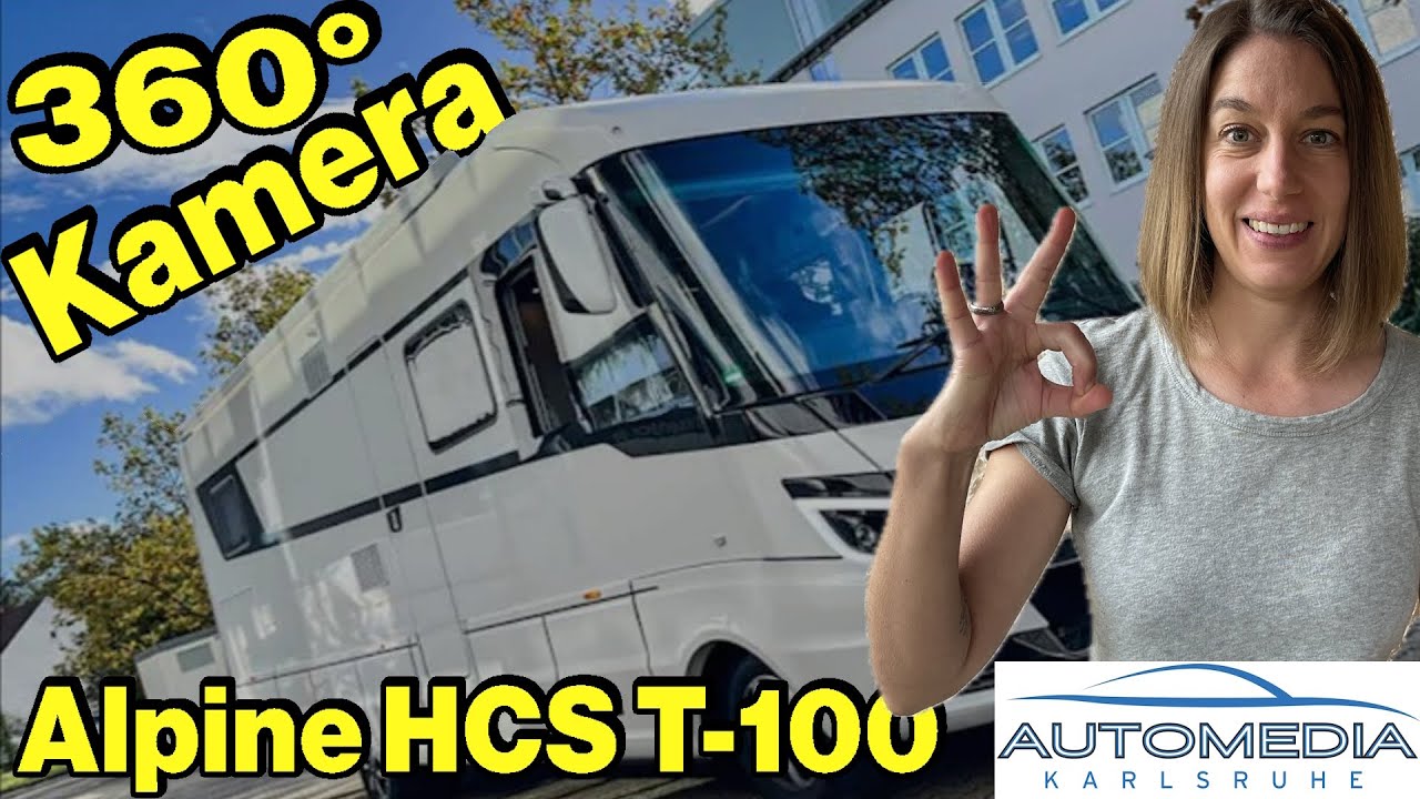 360° RUNDUMSICHT fürs WOHNMOBIL | Alpine Birdview im Praxis-Test | Topview Kamera HCS-T100