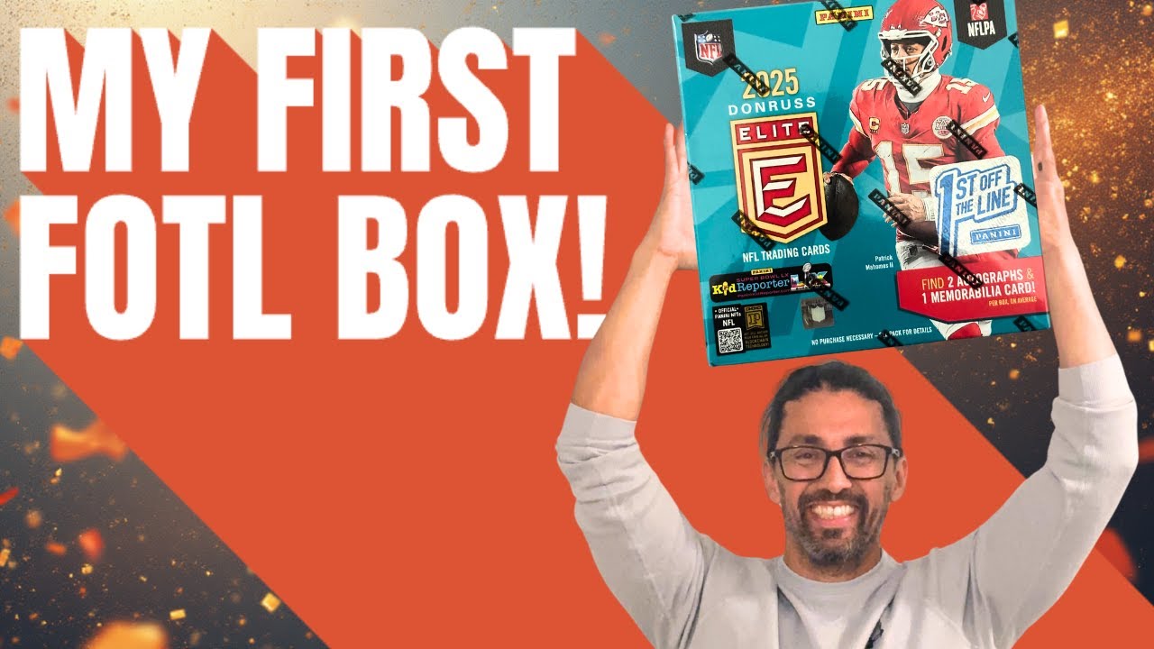 My Wife Got Me a 2025 Donruss Elite FOTL Box 💝 Anniversary Gift Turned Monster Pulls! 🏈🔥