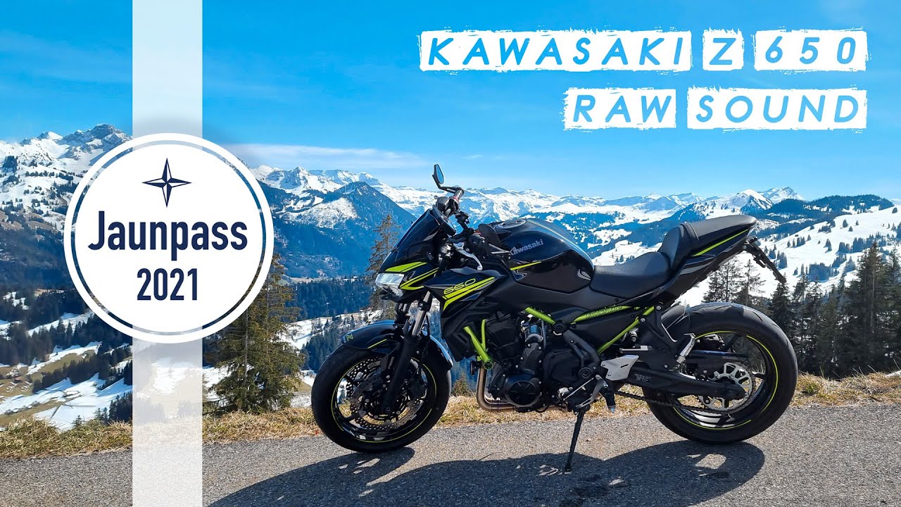 Jaunpass 🇨🇭2021 | Up and Down | Kawasaki Z650 | RAW Engine Sound