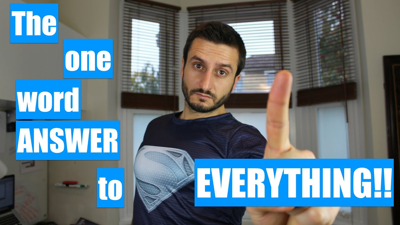 The Most Important Problem Solving Word EVER! - Hari Kalymnios | The Thought Gym
