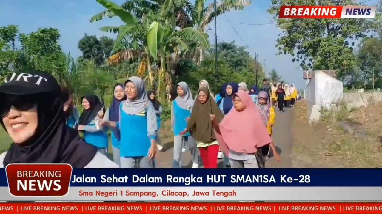 Pawarta Jalan Sehat Acara Hut Sma Negeri 1 Sampang