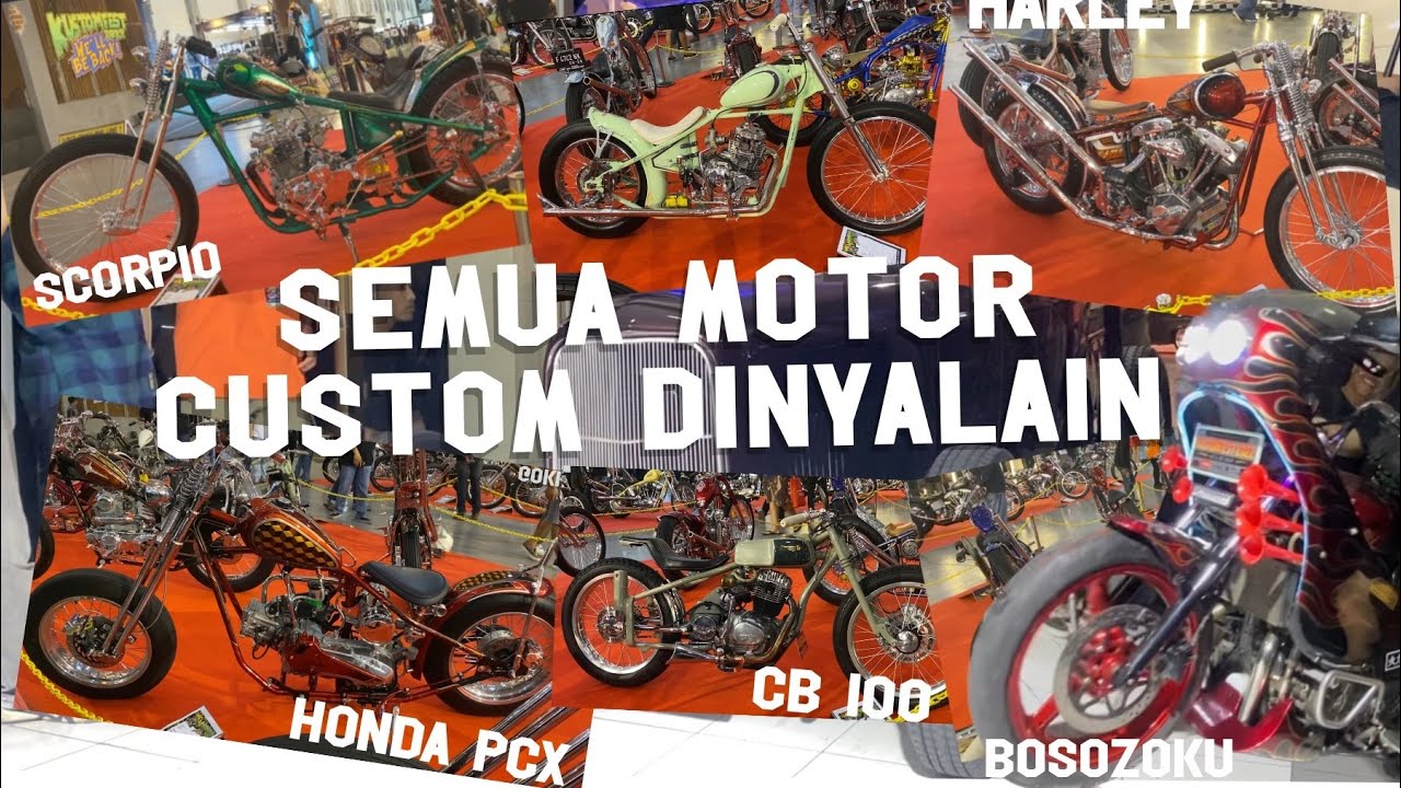 SEMUA MOTOR CUSTOM DI NYALAIN, LOADING OUT KASTEMFEST! ADA PCX JADI CHOPPER