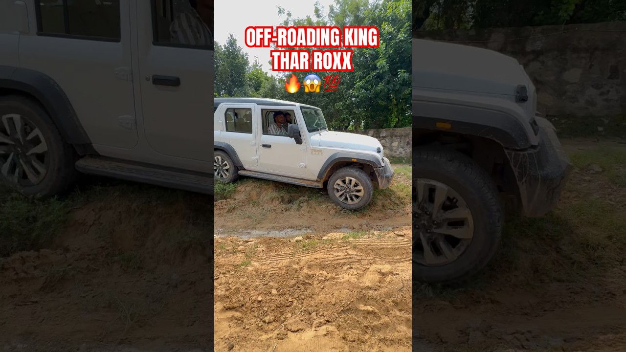 THAR ROXX FIRST IN GURGAON #youtube #automobile #thar #trending #viralvideo #youtubeshorts #offroad