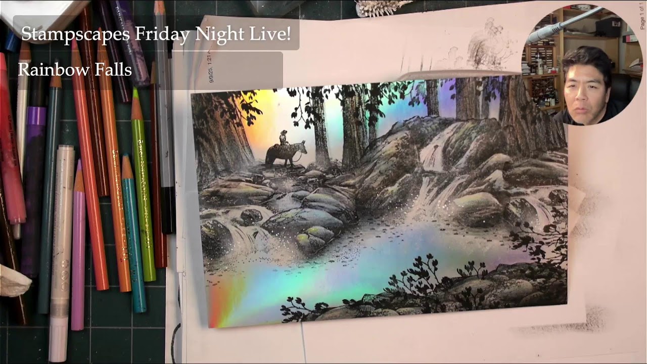 Stampscapes Friday Night Live: Rainbow Falls