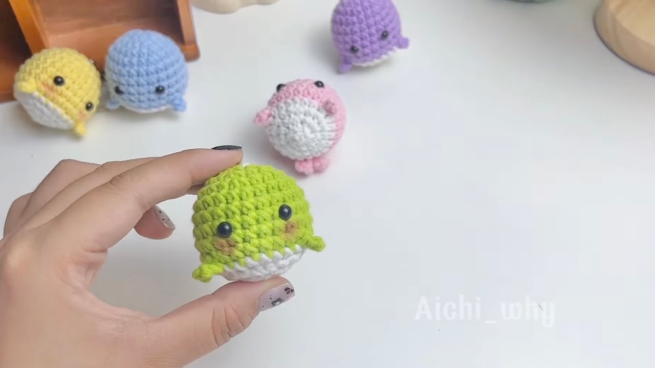 Crochet dolphin || Hướng dẫn móc len Mẫu Cá Heo || Crochet Tutorials for Beginners.