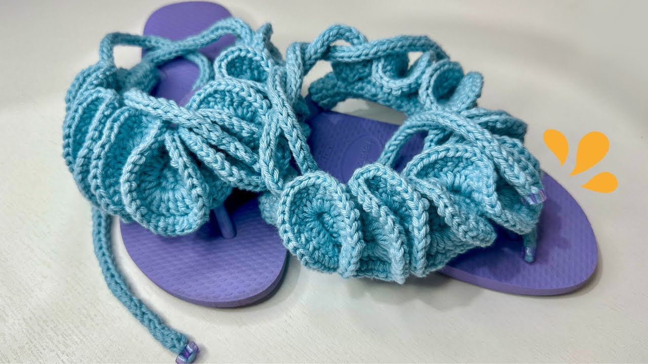 CHINELO CUSTOMIZADO EM CROCHÊ | HAVAIANAS CUSTOMIZADAS PARA O CARNAVAL | PARTE I
