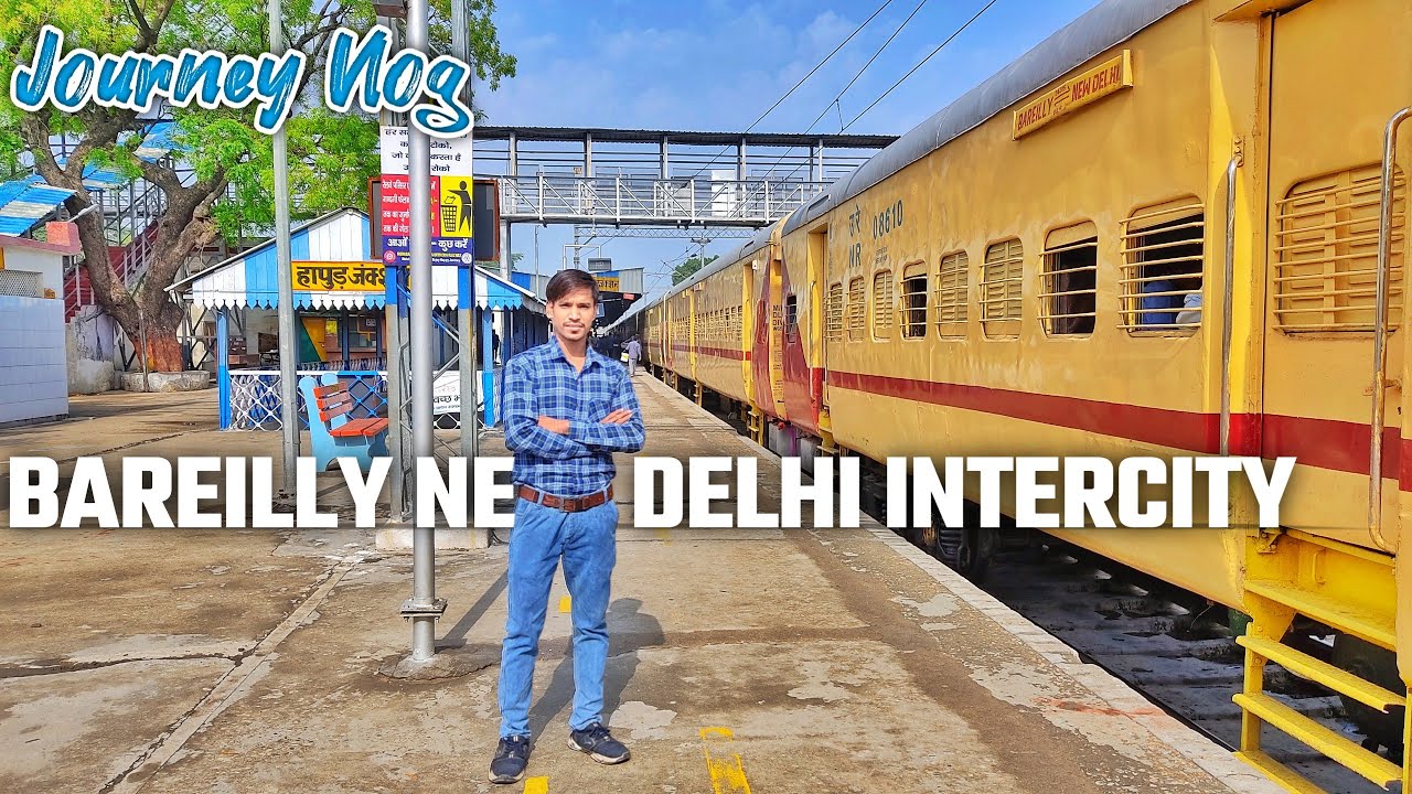 Bareilly New Delhi Intercity Express Train Journey Compilation || Moradabad to Ghaziabad