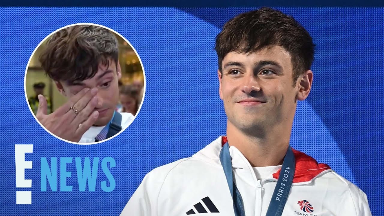 Tom Daley Breaks Down in Tears After Announcing Retirement | 2024 Olympics | E! News