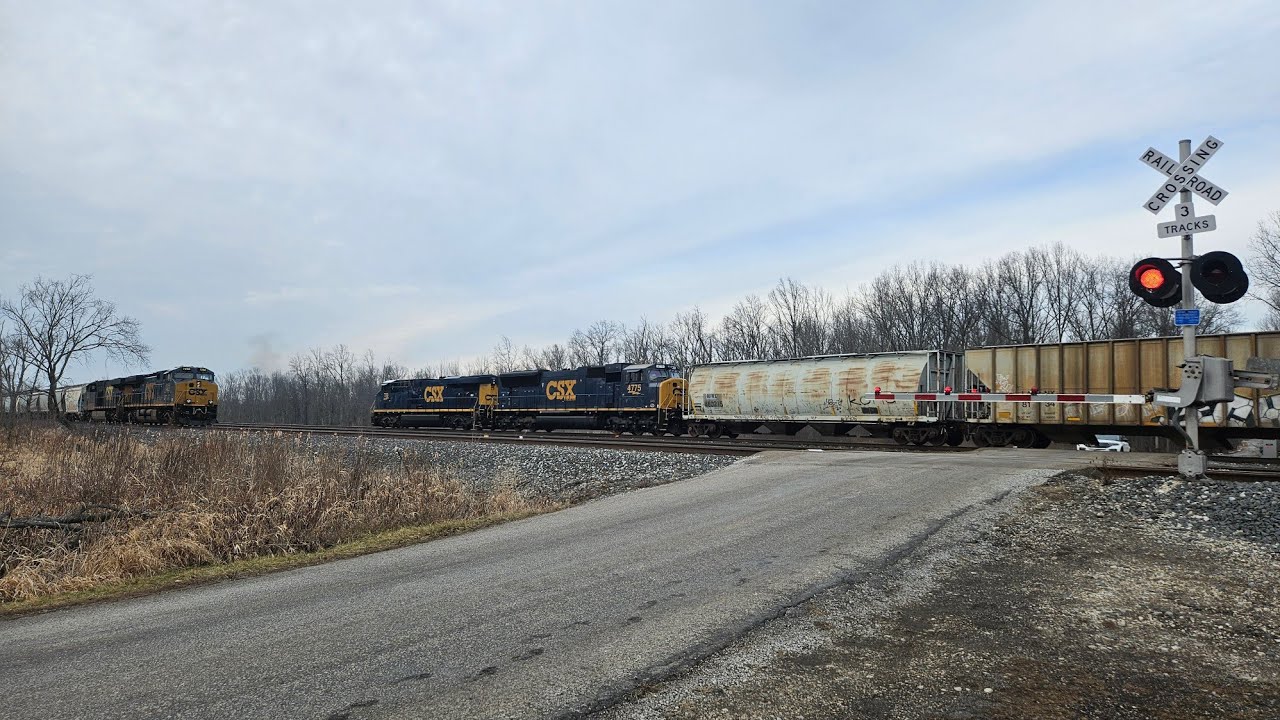 CSX M421 in Doylestown, OH 2 17 26 4K