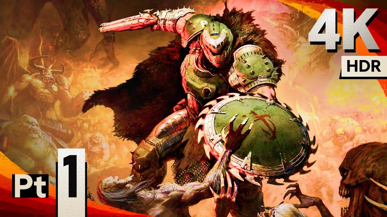 Doom: The Dark Ages [4K/60fps HDR] (100%, All Collectibles, Nightmare) Part 1 - Village of Khalim