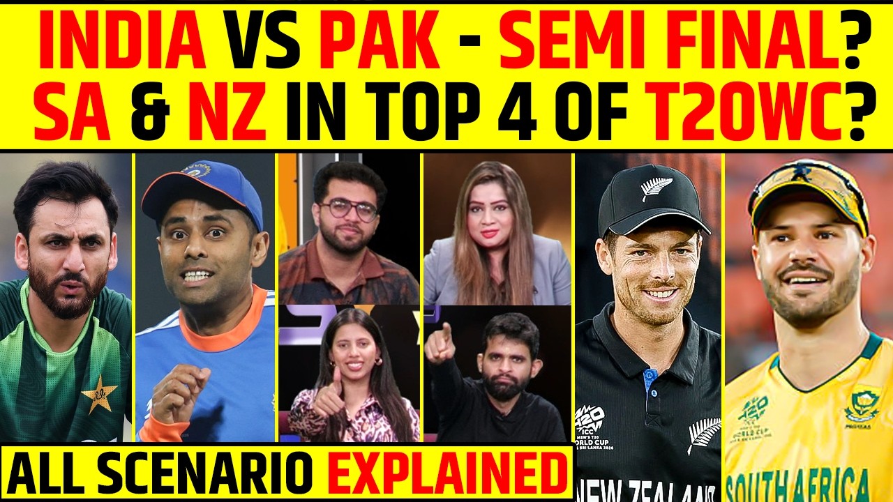 🔴INDIA VS PAKISTAN IN SEMI-FINAL? SOUTH AFRICA DANGEROUS? ALL SCENARIOS EXPLAINED #t20worldcup2026