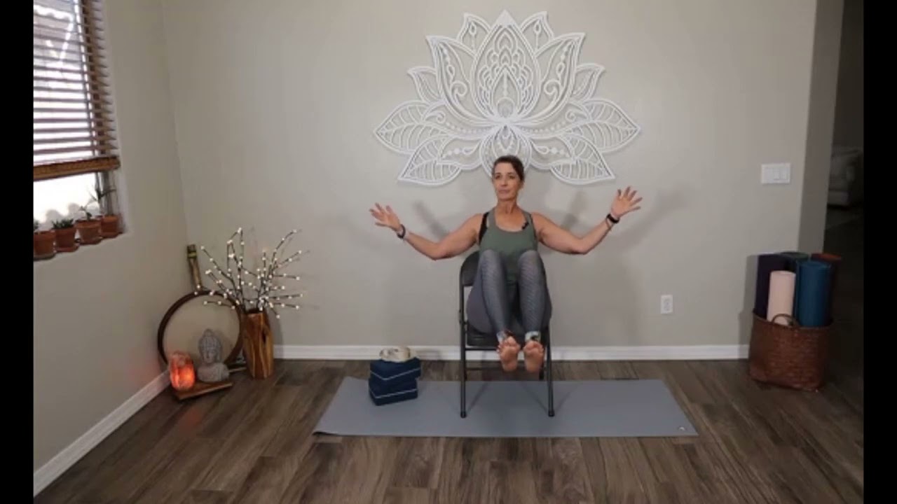 Chair Yoga for Anterior & Posterior Hip - 32 mins