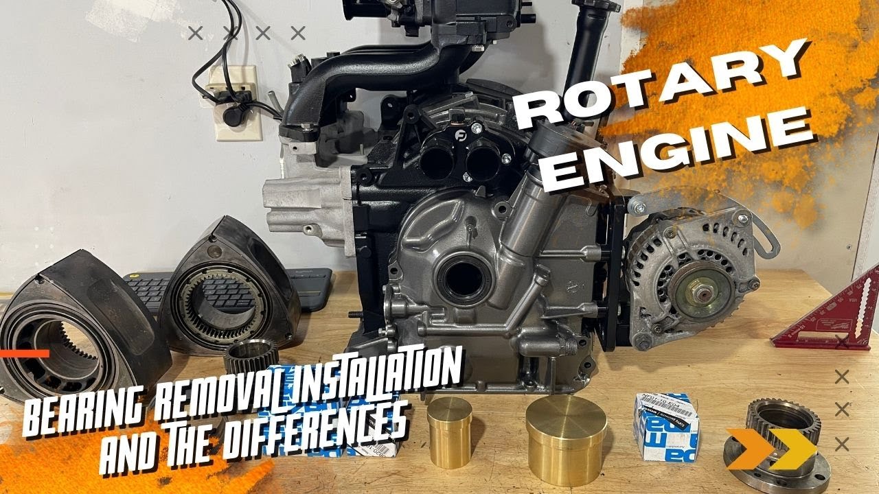 13b / 12A Rotary Engine Bearing Removal & Installation And Differences