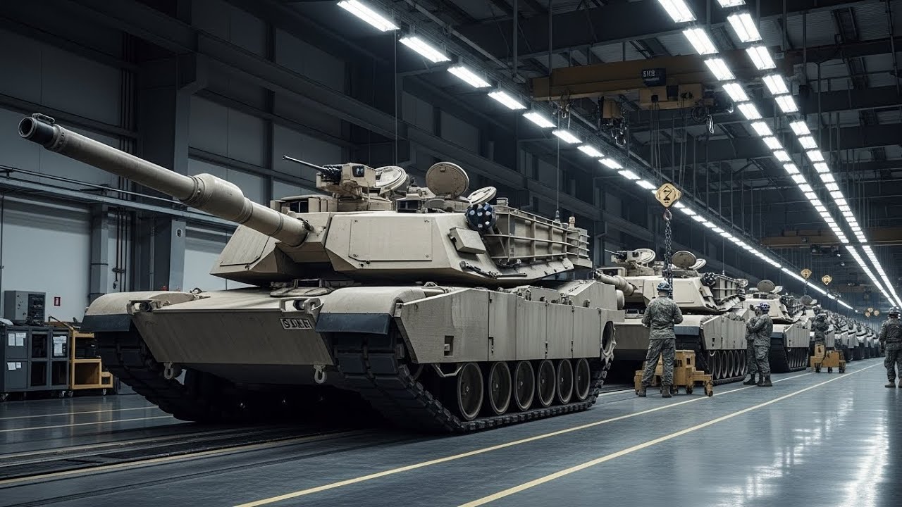 Inside the U.S. Army Tank Factory: How the Abrams Tank Is Built to Dominate Battlefields