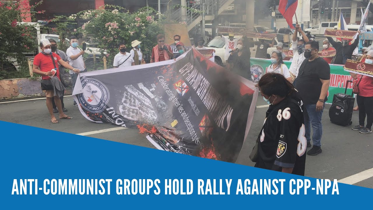 Anti-communist groups hold rally against CPP-NPA