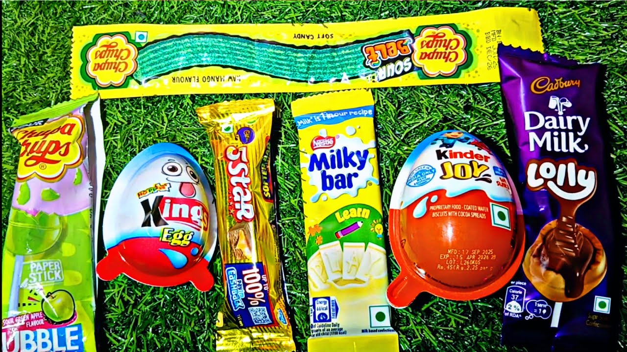 Asmr chocolate unwrapping relaxation sound || asmr a lot of candies || candy lusion