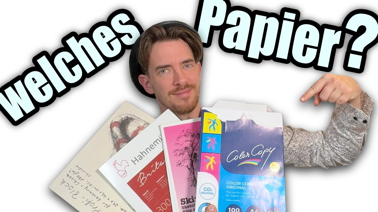 Welches Papier zum Zeichnen? (Zeichenkurs) Teil 1