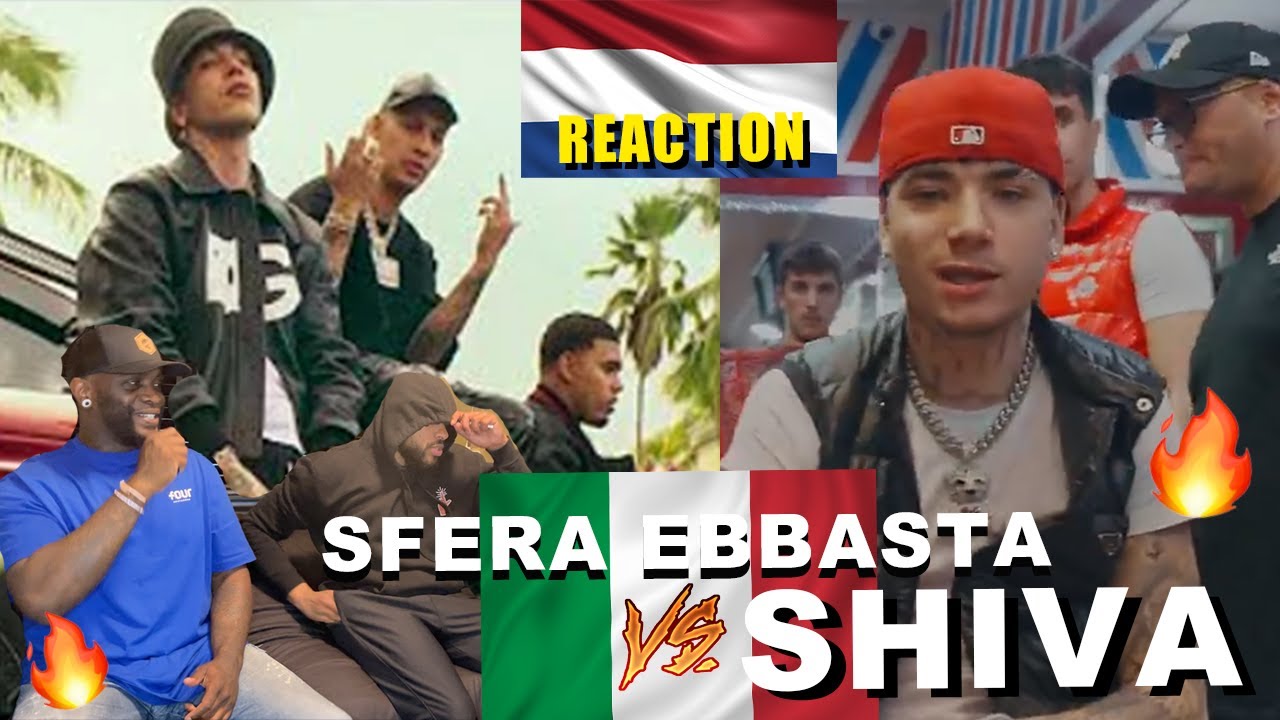 SFERA EBBASTA VS SHIVA  🇳🇱 DUTCH REACTION TO ITALIAN ARTISTS🔥 (ENG/DUTCH SPOKEN)