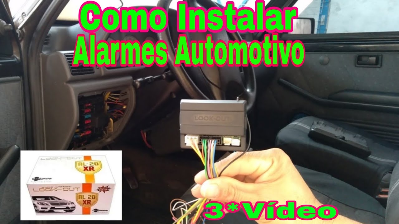 COMO INSTALAR ALARMES AUTOMOTIVO  3*Vídeo