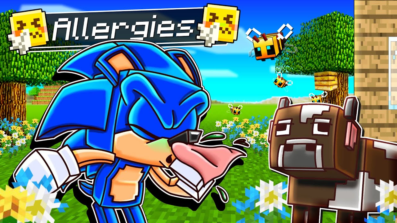 АЛЛЕРГИЯ Соника в Minecraft!