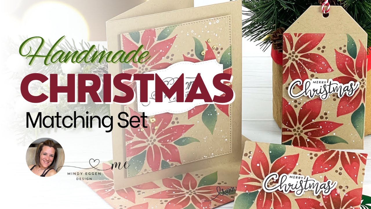 Handmade Christmas: Matching Gift Tag & Card Set