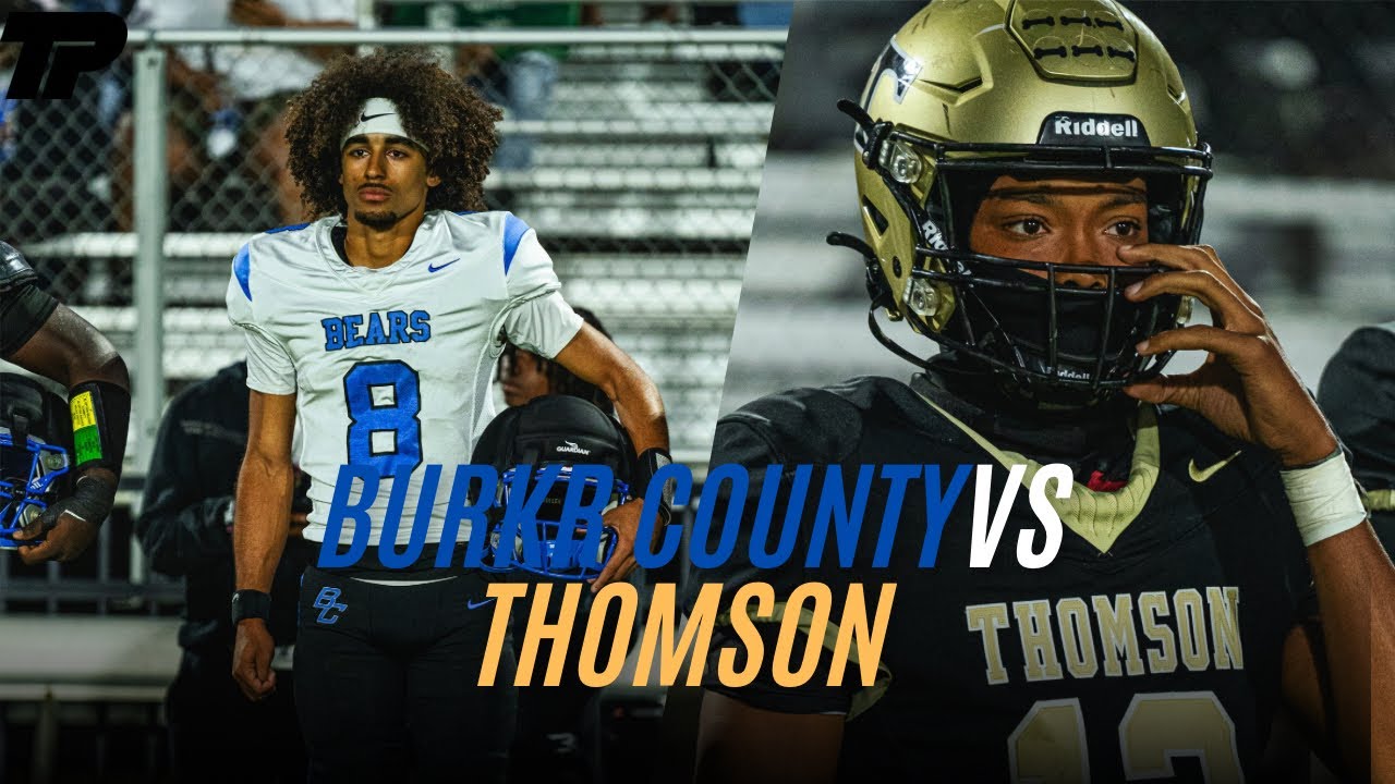 FNL:Week 8 Thomson vs Burke County the best rivalry in the CSRA‼️🚨