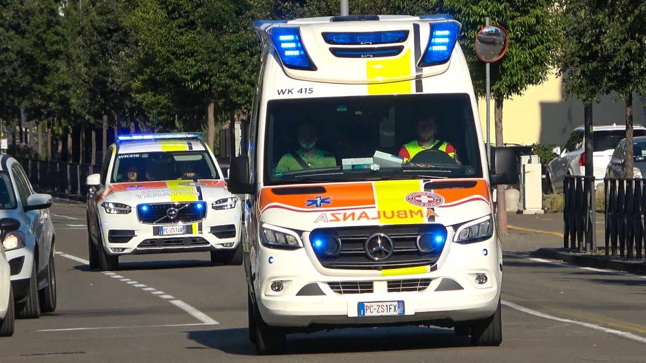 [SÜDTIROL Bozen / VOLVO XC 90] 🚑🚑 NEF WK 419 & RTW WK 415 Weißes Kreuz Bolzano