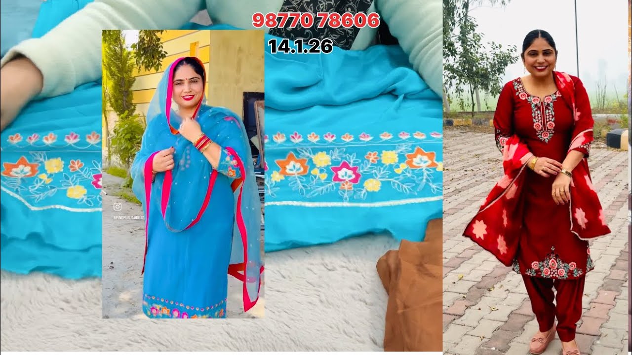 ਬੁਰਜ ਖਲੀਫਾ ਵਰਗੀ ਜੱਟੀ ਸੂਟ ਚ ਲੱਗੇ ਪਟੋਲਾ ਨੀਂ 😊❤️ Latest punjabi suits collection by Punjabi Corner 