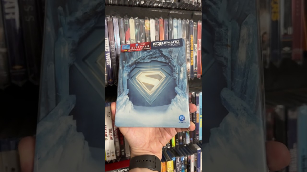 Супермен (2025) 4K Ultra HD Blu-ray ограниченного тиража коллекционный стилбук
