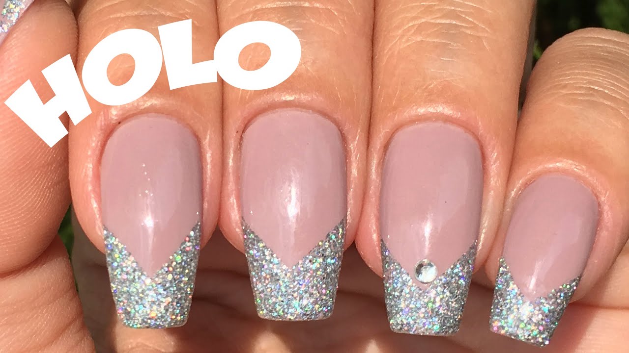 Unhas Decoradas HOLO - Francesinha Gravata | Passo a Passo Simples | DIY | Unhas da Lalá