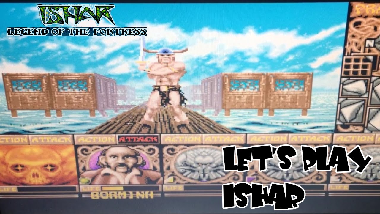 DECOUVERTE LET'S PLAY ISHAR PC UN EXCELLENT RPG DEVELOPPE PAR DES FRANCAIS EN 1992 AMIGA ATARI DOS