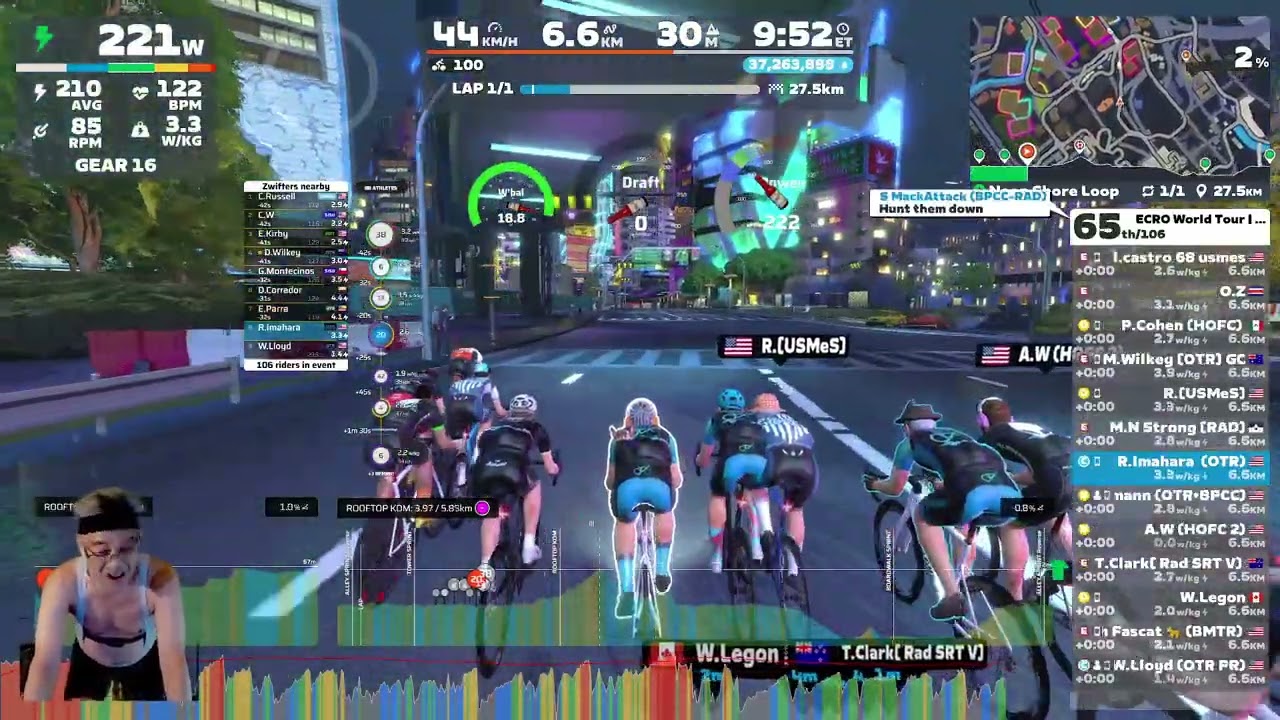 ECRO World Tour Chasing d'Azur Stage 2 C Neon Shore Loop