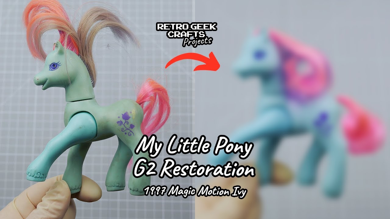 My Little Pony G2 Restoration: 1997 Ivy - Vintage Hasbro Top Toys Magic Motion MLP