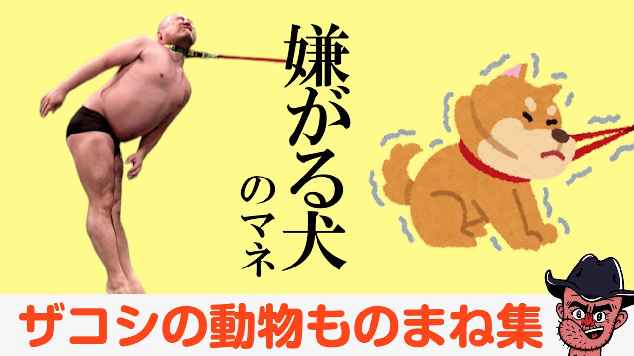 【ザコシ厳選ものまねセレクション!!】 動物ものまね編