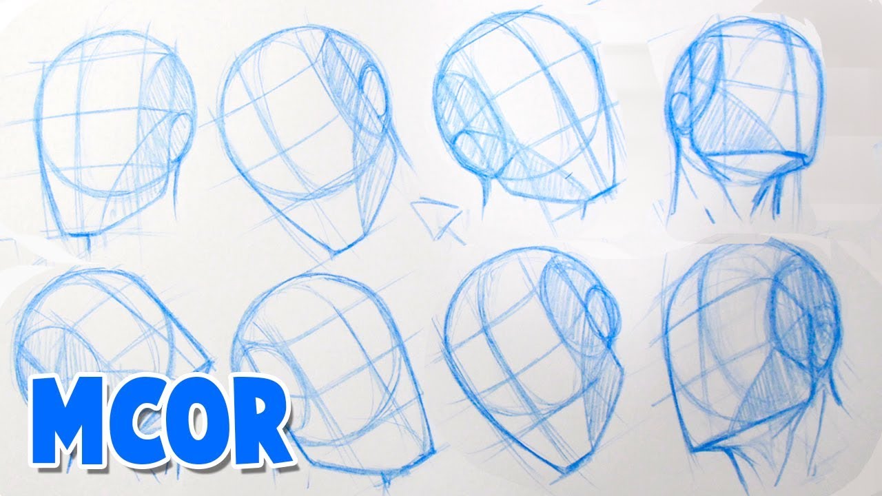 Como Dibujar la Cabeza Humana - Cualquier Vista | Basico 2 - Practica Tutorial