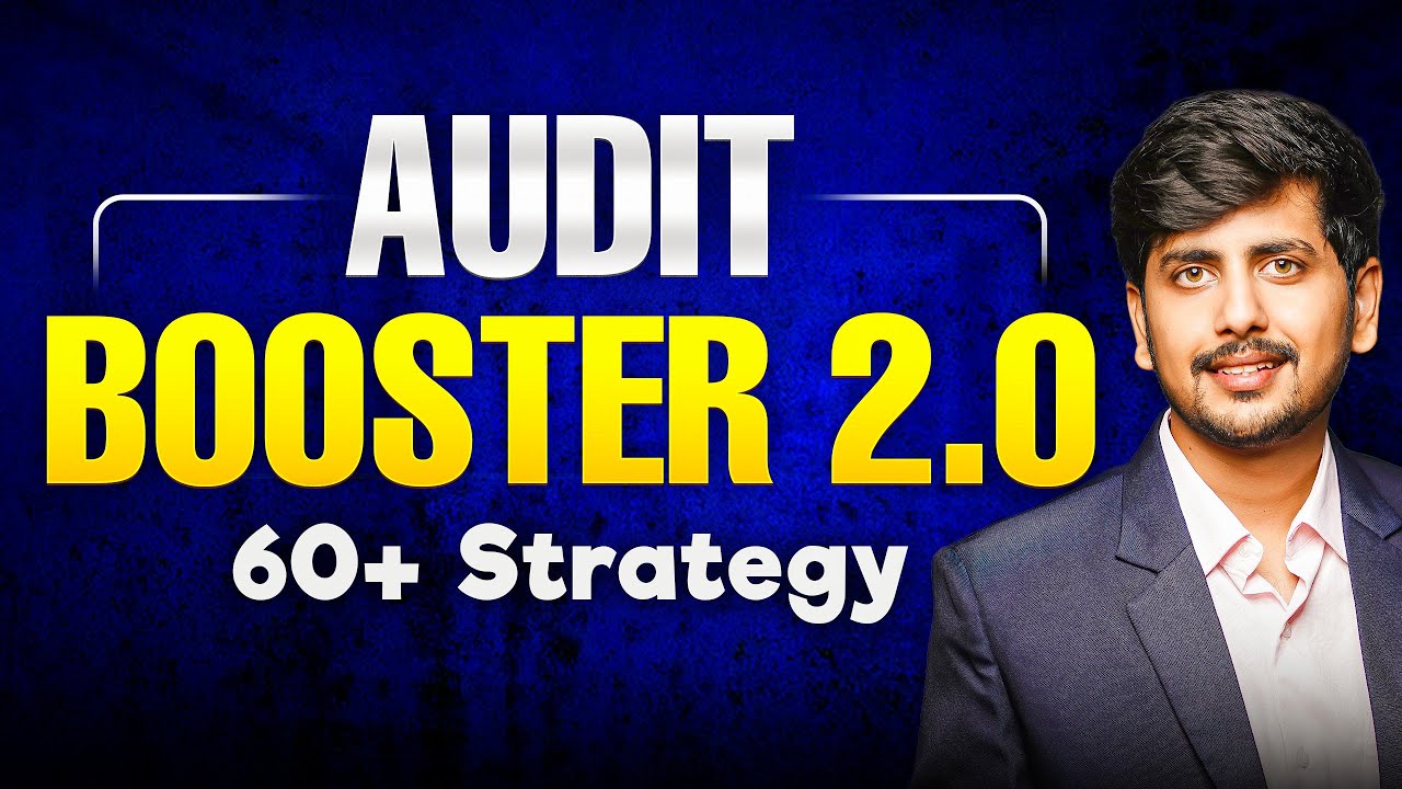 U will never forget AUDIT with this Technique | Score 60+ in AUDIT | CA INTER | Jan'26 & May'26