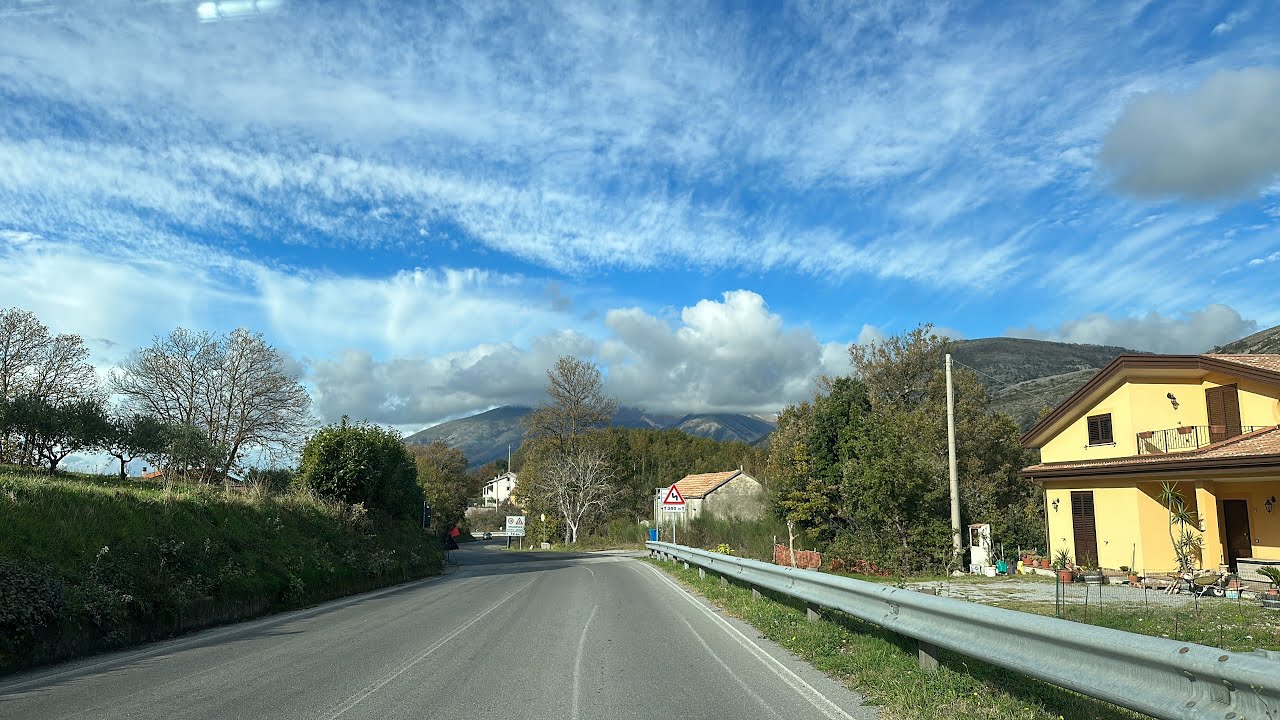 Estrada incrível! Lauria, Potenza-Itália 🇮🇹