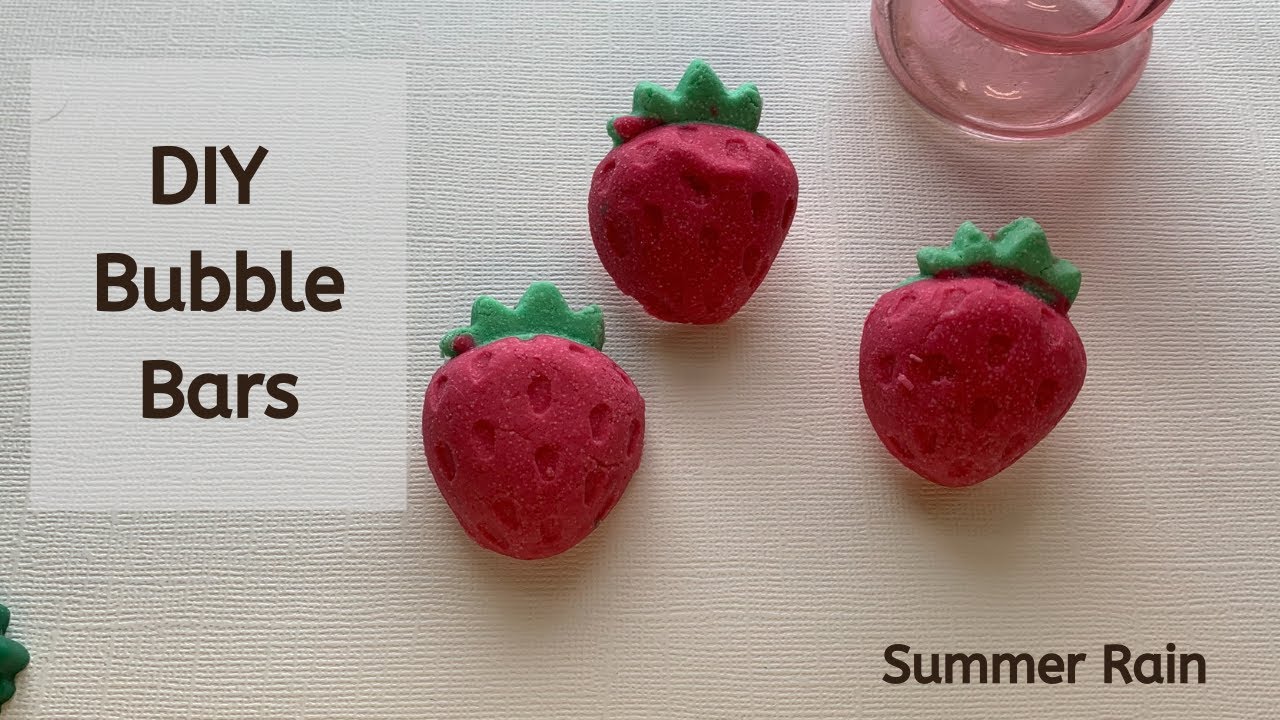 How to make Strawberry Bubble Bar  (Includes Free Recipe)