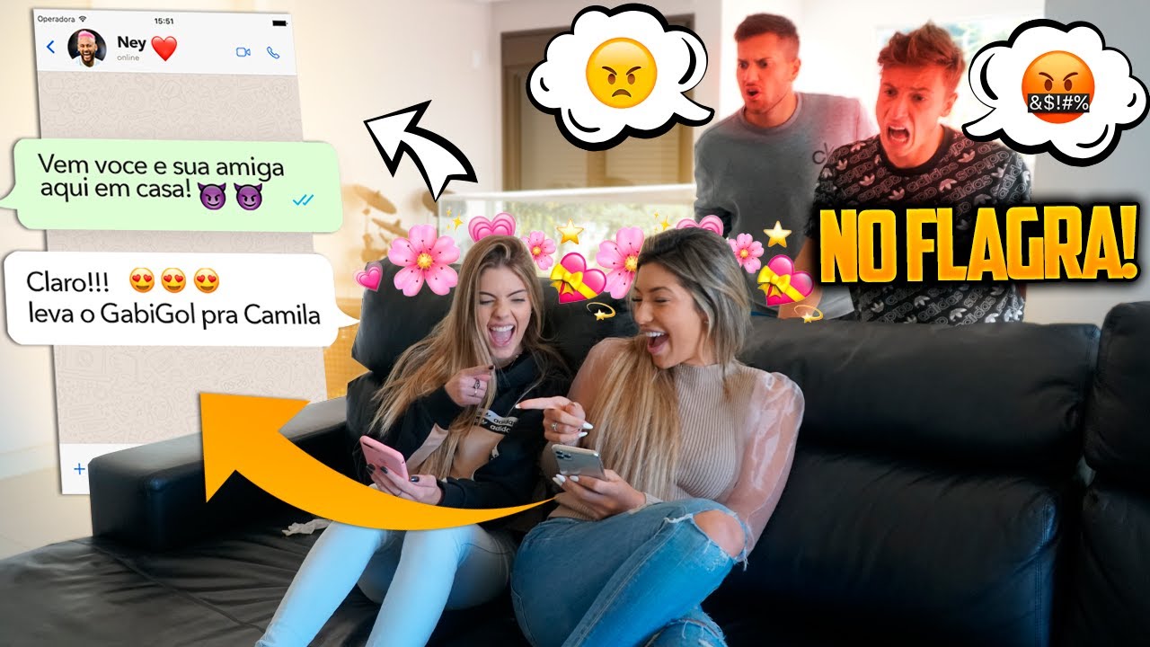 PEGAMOS AS NAMORADAS CONVERSANDO COM JOGADORES FAMOSOS NO WHATSZAPP!!