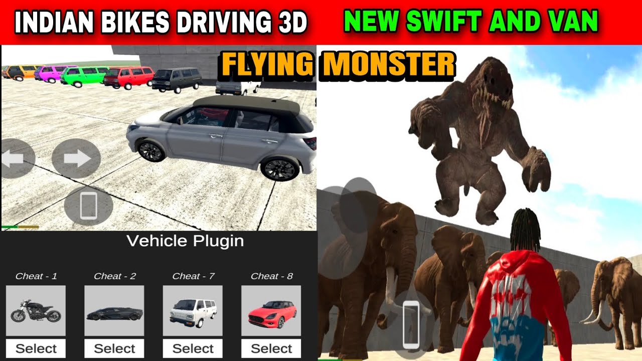 Omni Van + Swift Car New Update | Funny Gameplay Indian Bikes Driving 3d 🤣🤣