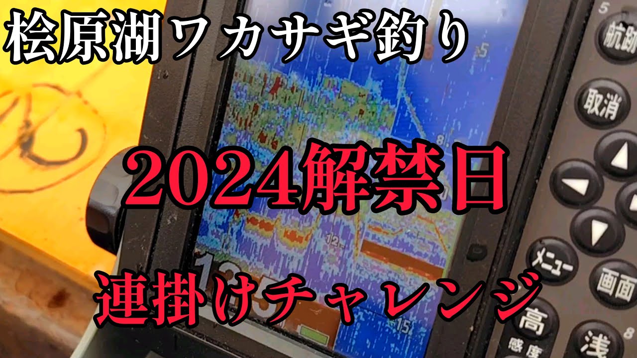 【ワカサギ釣り】いい群が入ってます【桧原湖】民宿ひばら・わか花