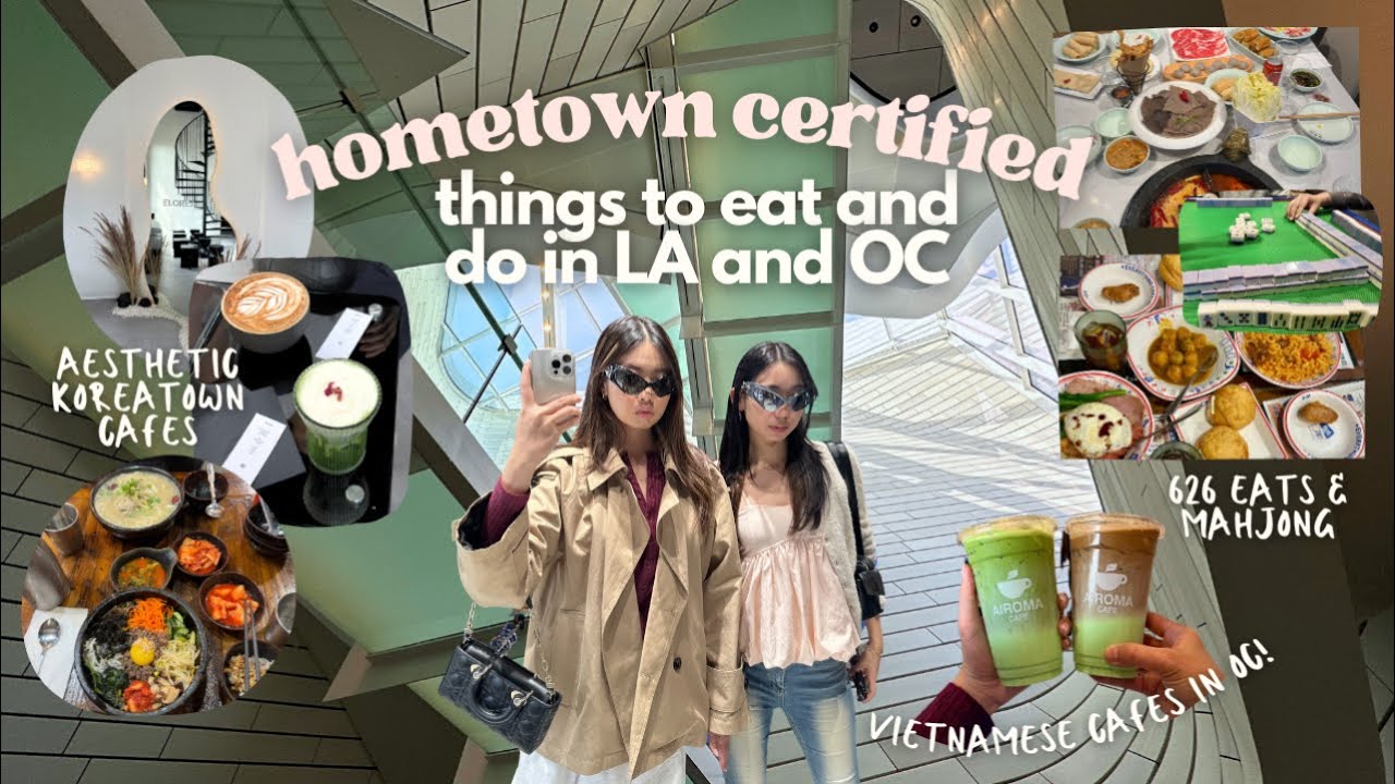 what to do & local eats in LA/OC/626 🌴 🍽️ socal vlog