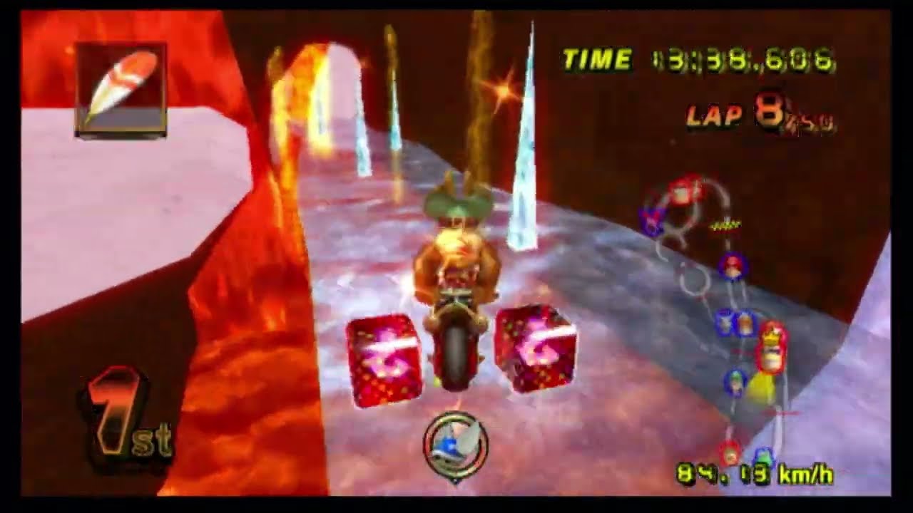 Playing 50 Laps of Melting Magma Melee from CTGP