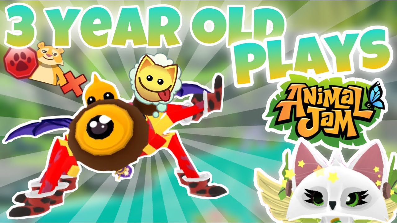 MY 3 YEAR BROTHER PLAYS ANIMAL JAM?! | Animal Jam Play Wild