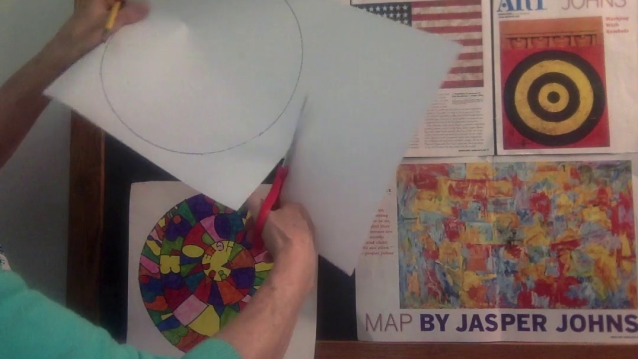 Art-Jasper Johns ABC Spiral Design