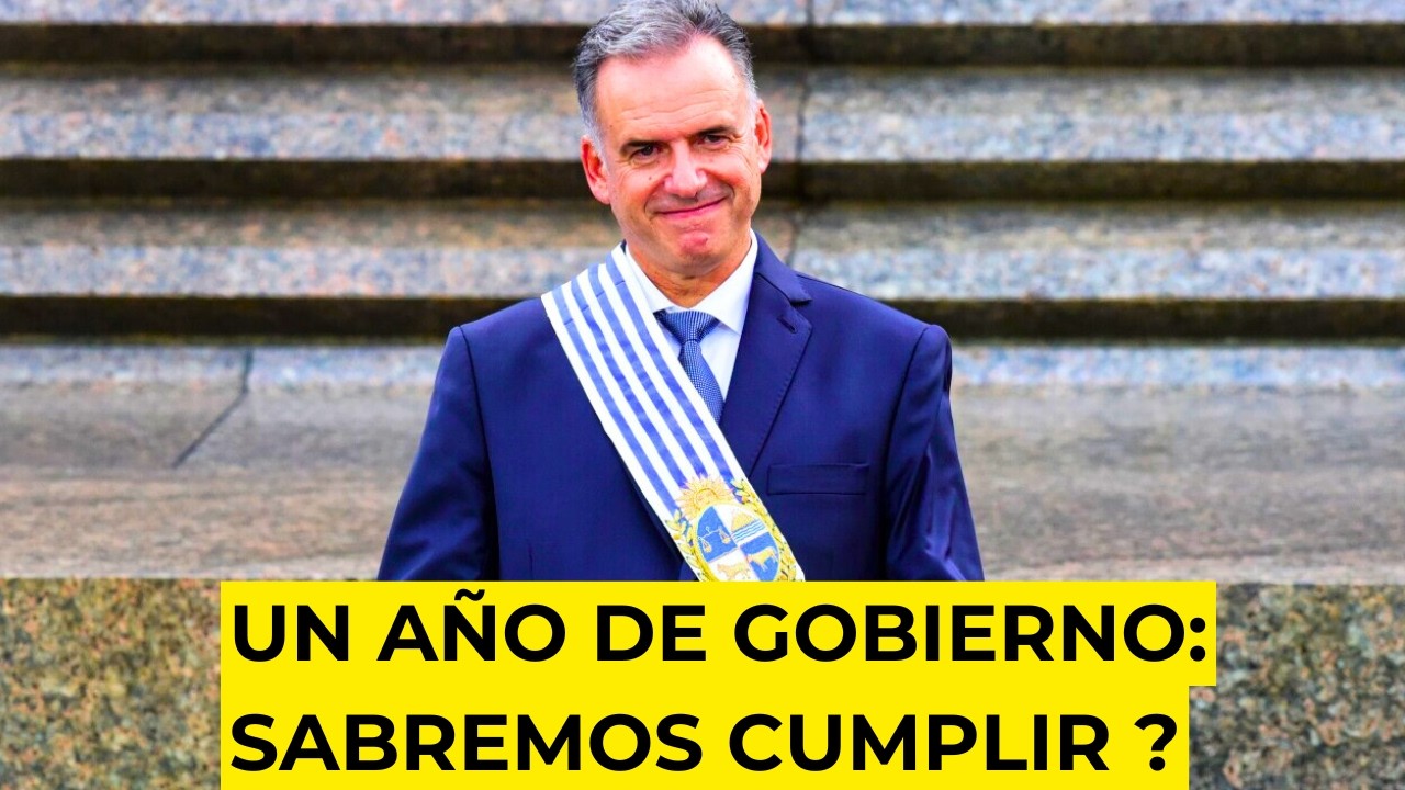 Yamandu Orsi cumple su primer año en el gobierno.