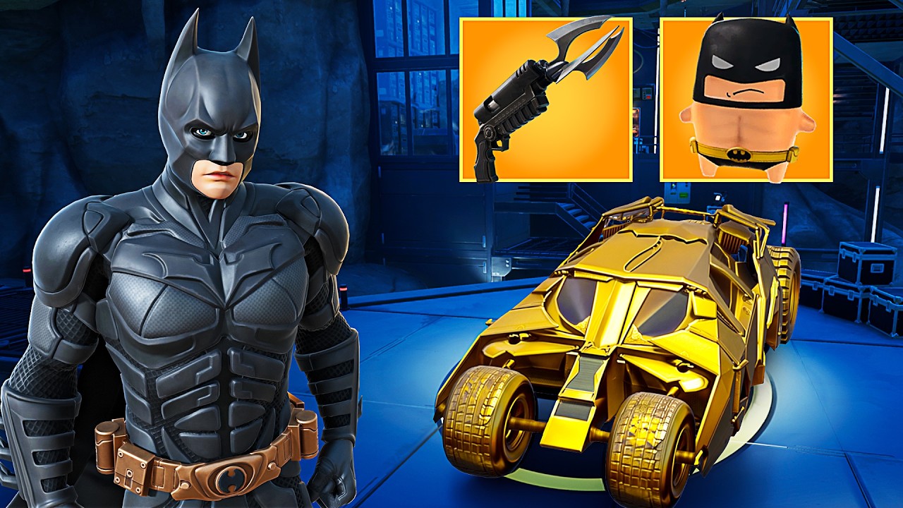 *СЕКРЕТНОЕ* ИСПЫТАНИЕ БЭТМЕНА в FORTNITE! (БЭТПЕЩЕРА и БЭТМОБИЛЬ)