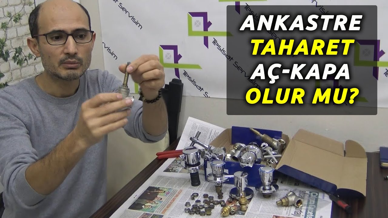 Ankastre taharet musluğu değiştirme