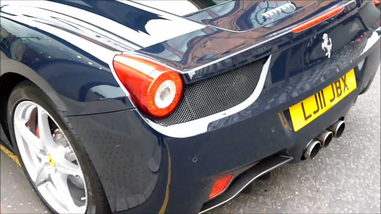 Navy Blue Ferrari 458 Walkaround